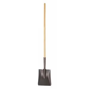 square shovel with usa made ash long handle