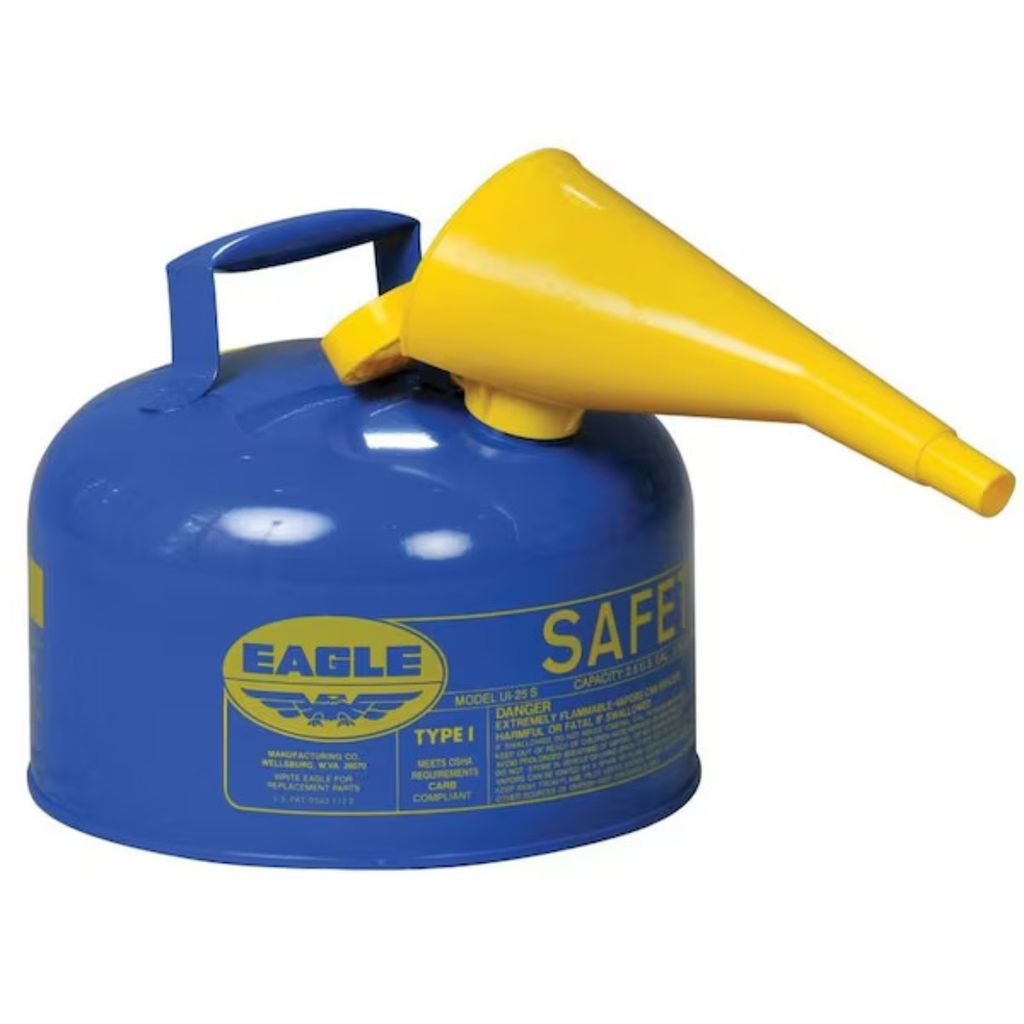 2.5 GALLON TYPE I GAS CAN EAGLE BLUE, KEROSENE