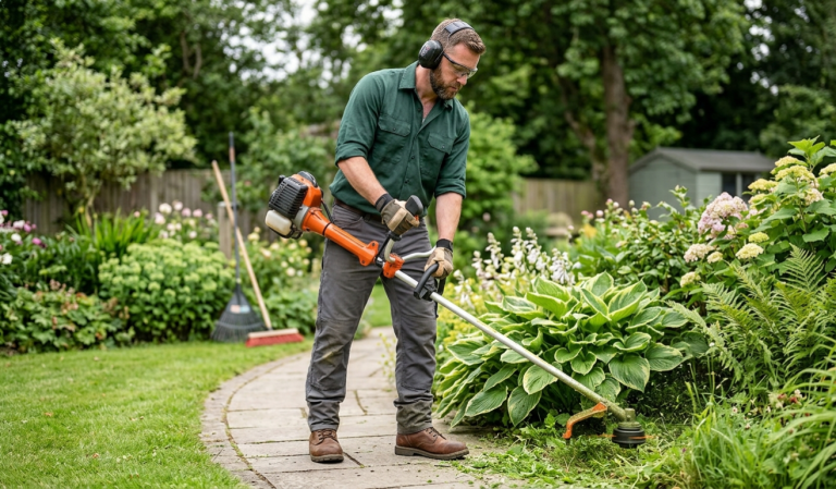 Gaedener-Trimming-Grass