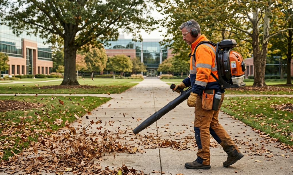 Gardener-Blowing-Maintenance