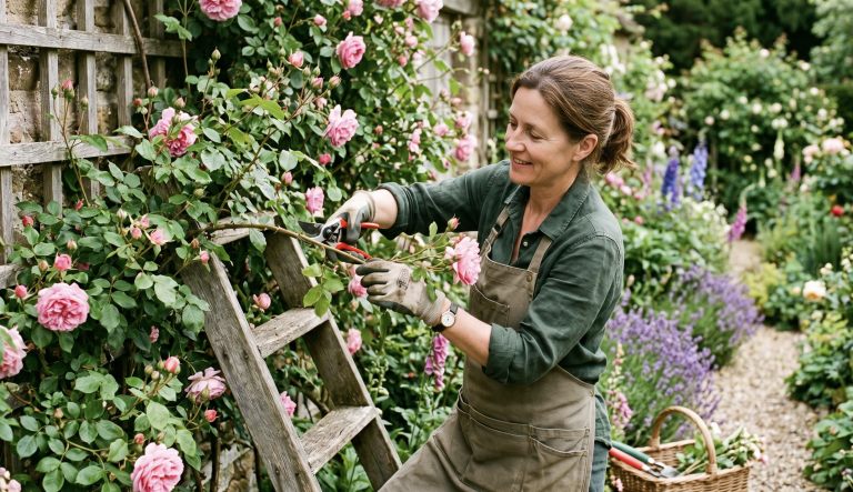 Hand Cutting With Pruners